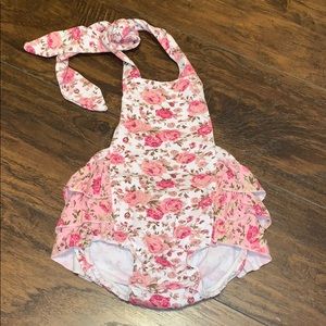 One Piece Floral Outfit